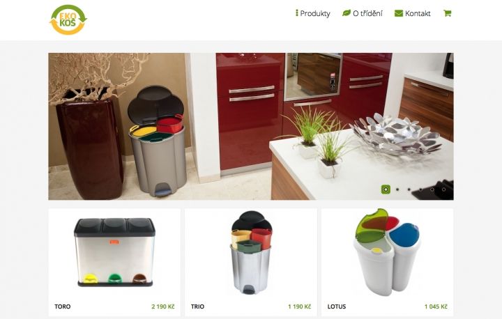 Ekokos.cz - prodej košů k recyklaci odpadků