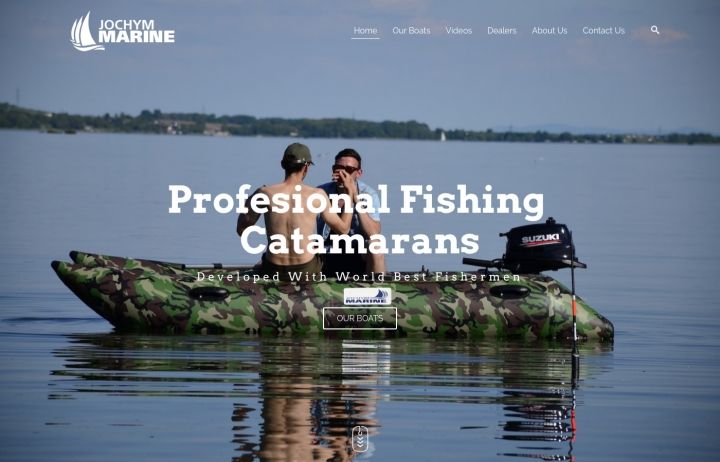 jochymmarine.com - webstránka pre výrobcu špičkových katamaránov