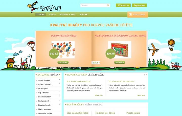 FamFárum - e-shop s hračkami pre deti