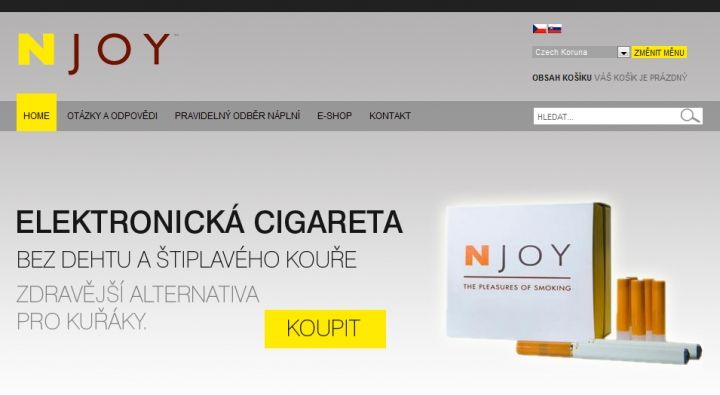 NJOY - elektronická cigareta