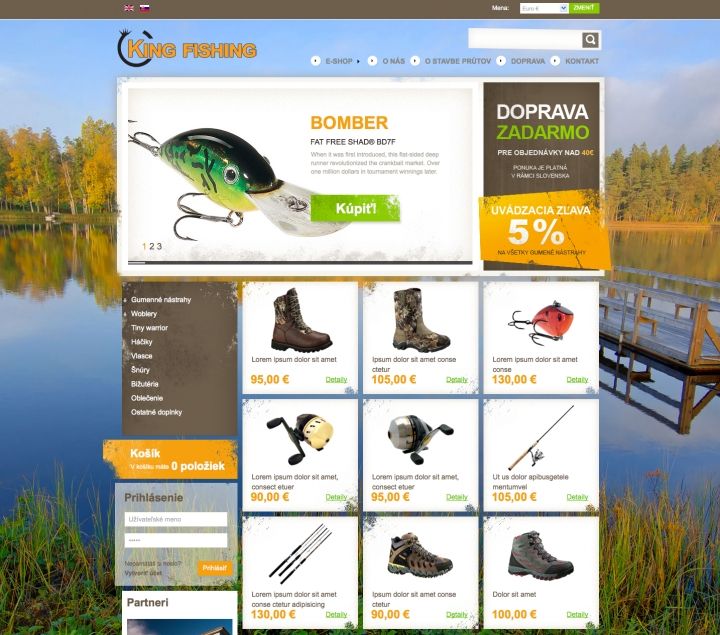 Kingfishing - e-shop pre rybárov