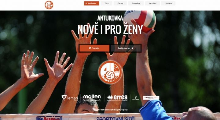 Antukovka - webstránka volejbalového turnaja