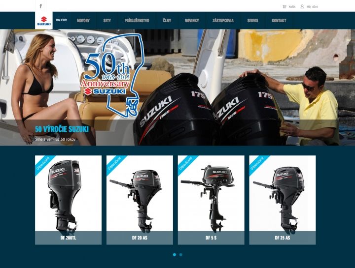 E-shop pre oficiálneho zástupcu Suzuki Marine