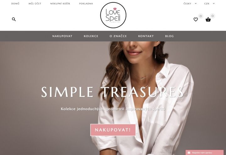 E-shop so šperkami Love Spell