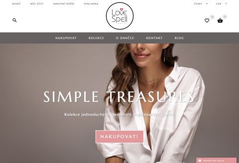 E-shop so šperkami Love Spell